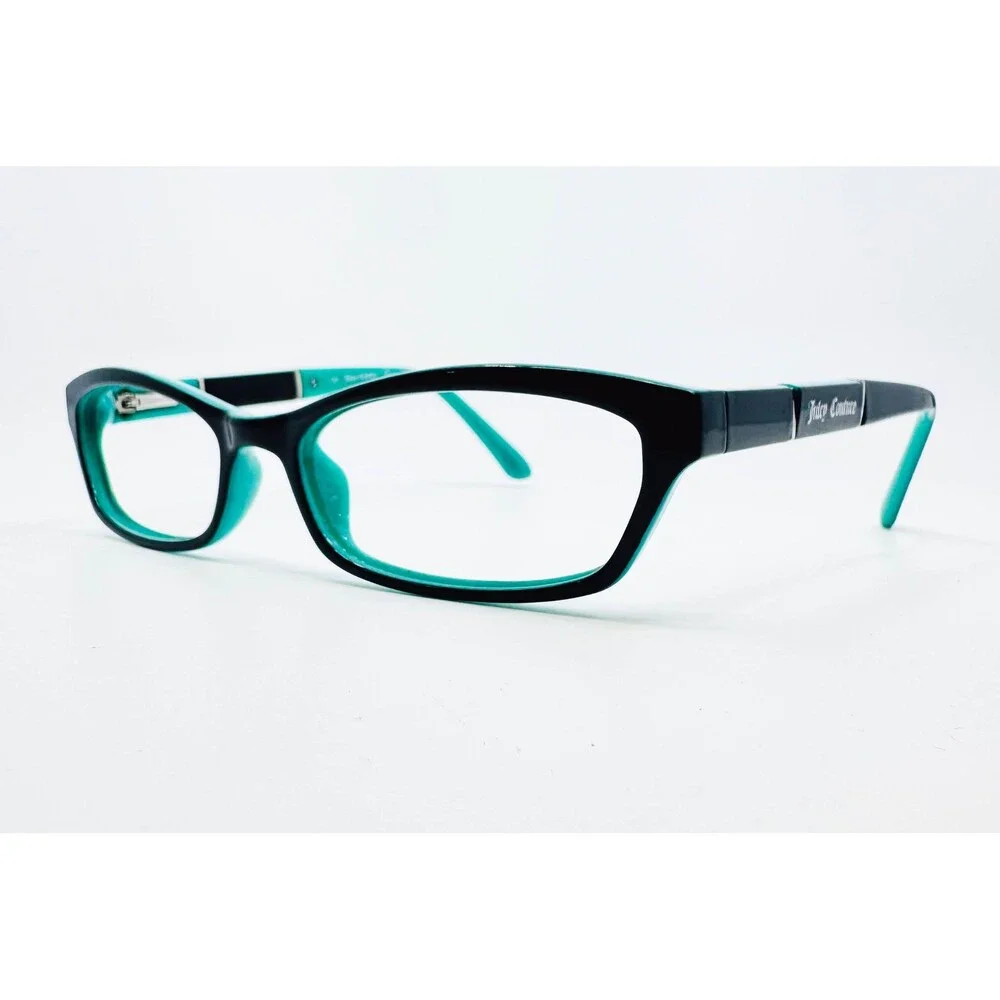 Juicy Couture Eyeglasses Women Black Teal Berkin DH4 Queen of Everything 135